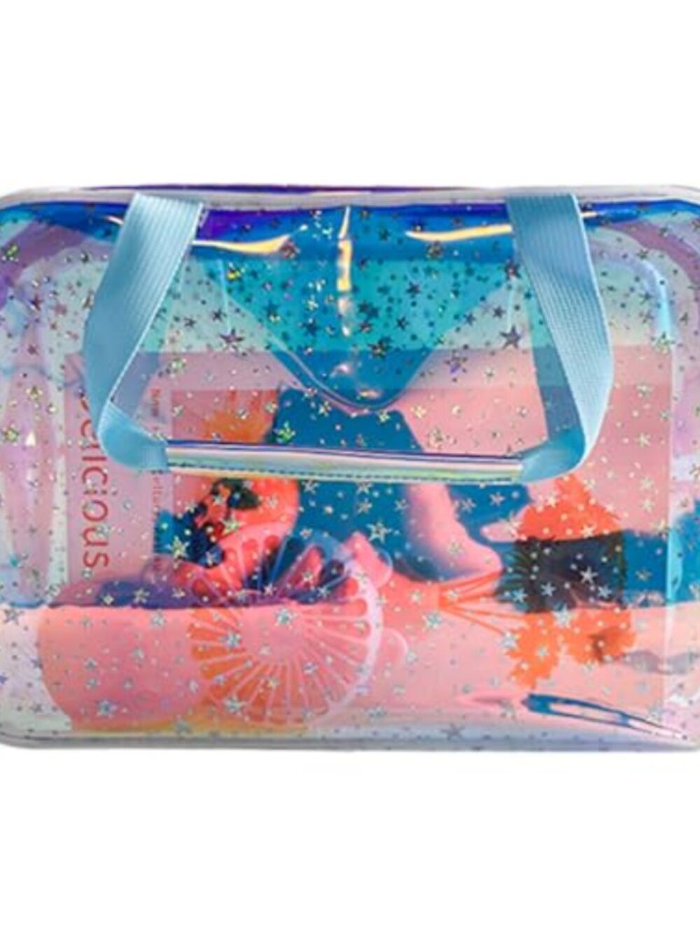 Large Clear Cosmetic Bag Travel Pouch Handle Durable Zipper Makeup Organizer